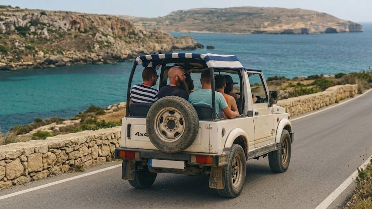 Jeep Safari na Gozo Połączone z Wpłynięciem do Blue Lagoon